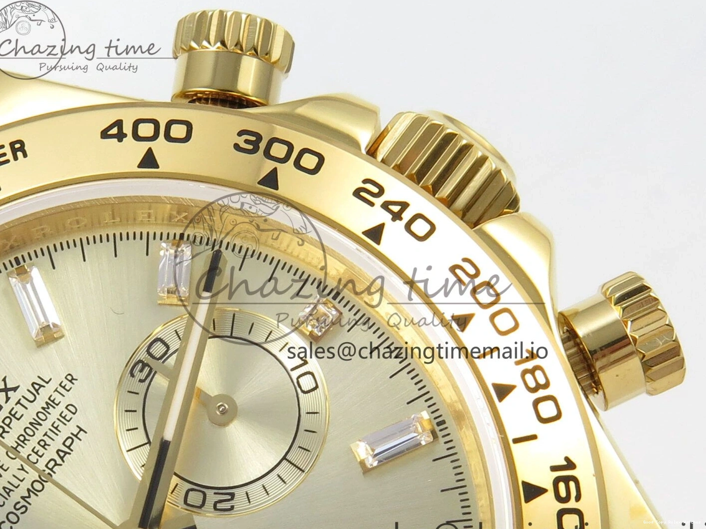 AAA Replica Watches Edition 126508 (Gain Casual Best SH4131 1:1 Weight) 305 Crystal On Dial Bracelet V6 Markers YG YG QF Daytona YG 1219